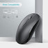J JOYACCESS Wireless Mouse for Laptop, 2.4G Ultra Thin Silent Mouse with USB Receiver, 2400 DPI Portable Mobile Optical Cordless Mouse for Laptop, Computer, MacBook,Window, Chromebook, PC-Black