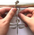 Aimoye Dragonfly Bathroom Shower Curtain Hooks - Rust Proof Brushed Nickel Rings with Dragonfly Pendant Accessories Set Decorate Bath Room with Natural, Forest, Garden, Country Theme, 12PCS