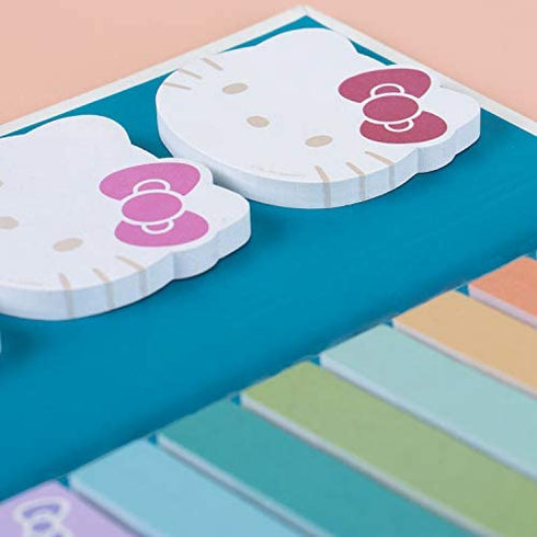 Hello Kitty X Erin Condren Designer Accessories - Sticky Note Booklet - 11 Adhesive Notepads with 50 Sheets Each, 550 Repositionable Sticky Notes Total