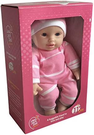 The New York Doll Collection "11 inch Soft Body Doll in Gift Box - 11"" Baby Doll (Caucasian)