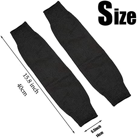 CAWANFLY Protective Arm Sleeves, Cut Heat Resistant Arm Protectors Anti Abrasion Safety Armband for Garden Kitchen Work 1 Pair (Black)