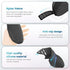 CNBEYOUNG Touch Controller Grip Cover Compatible with Meta/Oculus Quest 2, Anti-Throw Handle Sleeve Oculus Quest 2 Accessories with Nylon Adjustable Wrist Knuckle Strap(Black)