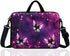 14-Inch Neoprene Laptop Shoulder Messenger Bag Case Sleeve for 13 13.3 14 14.1" Inch Notebook/Chromebook (Purple Butterfly)