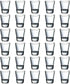 Tebery 2-Ounce Round Clear Shot Glasses Sets with Heavy Base, Set of 30