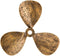 Ship Propeller Metal Wall Decor