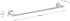 Franklin Brass Maxted Towel Bar, Polished Chrome Bathroom Towel Holder, Bathroom Accessories, MAX24-PC