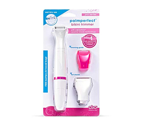 Plum Beauty, Palmperfect Pro Series Bikini Trimming System, Hair Removal, Exfoliator, Foil Shaver, Sharp Precision Shave, Painless Hair Removal