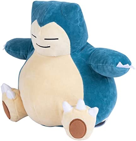 Pokémon Snorlax Plush Stuffed Animal Toy - Large 12" - Officially Licensed - Great Gift for Kids