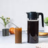 Goodful Airtight Cold Brew Iced Coffee Maker, Shatterproof Durable Tritan Plastic Construction, Leak-Proof Lid, Large Capacity with Premium Stainless Steel, 2.25 Qt, Black
