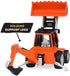 DRIVEN by Battat – Micro Backhoe Loader – Backhoe Loader with Sound Effects and Movable Parts for Kids Aged 3+