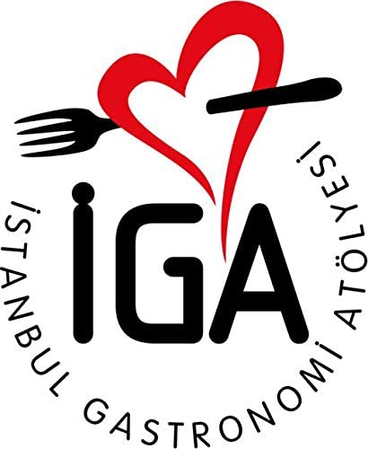 IGA - Organic Bamboo Cooking Utensils Set Spoons, Spatulas With Holder For High Heat Resistant In Nonstick Pots, Pans & Cast Irons Skillets (8-Piece Set) Great Gift Idea For Everyday Use