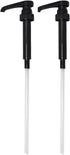 Torani and DaVinci BLACK Syrup Pumps, Fits 25.4 Oz/750Ml Bottles (Pack of 2)
