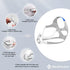 2Packs Replacement CPAP Headgear for Airfit F20 with Clips, 2Packs Replacement Headgear Compatible with AirFit F20(Standard),Flexible Headgear Elasticity, Great-Value Supplies by Medihealer.