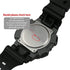 MCXGL Natural Resin Replacement Watch Band for Casio AE-1200 SGW-300H MRW-200H W-735H Waterproof Rubber Strap