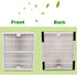 Replacement HEPA Filter B & Carbon Filters for Idylis Air Purifier 2126, 2125, IAP-10-125, IAP-10-150, Model # IAF-H-100B