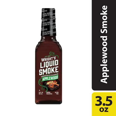 Wright's Liquid Smoke, Applewood, 3.5 Ounce