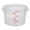 Cambro (RFS12PP190) 12 qt Round Polypropylene Food Storage Container - Camwear®