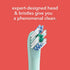 Colgate Hum Connected Smart Battery Toothbrush Refill Head, Green, 2 Pack
