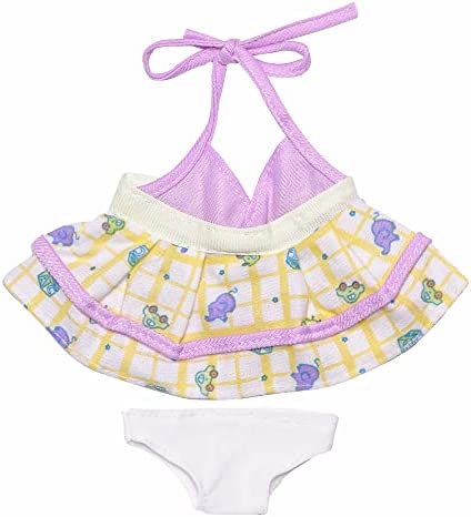 XADP 5 Pack Baby Doll Clothes Outfits for 12 Inch Baby Dolls, Set of 5 with Hair Bands