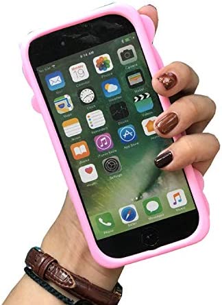 iFunny Unicorn Case for iPhone 5S/SE 2016 (Not for iPhone SE 2020 4.7inch),3D Cute Cartoon Animal Unicorn Soft Rubber Silicone Phone Case for for iPhone 5 5S 5C SE(2016) 4.0 inch (Pink)