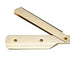 Stainless Steel Straight Edge Barber Shaving Razor Folding Straight Razor Gold Single Edge Replaceable Blades fit for All of Double Edge Razor Blades (Gold)