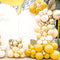 Blush Yellow Balloon Garland Kit Ivory Lemon Yellow Pastel Latex Gold Balloon Party For Baby Shower Gruaduation Wendding Decoration