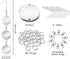 24 Pack Bird Deterrent, Pigeon Woodpecker Deterrent for House Bird Repellent Devices Outdoor, Bird Scare Disc Keep Birds Away