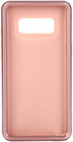 WORLDMOM for Galaxy Note 8 case, Rose Gold Glitter Luxury Sparkly Hybrid 3 Layers Heavy Duty Shockproof Protective with Bling Shiny Pretty Cute Fashion Design case for Samsung Galaxy Note 8