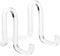 Plymor Clear Acrylic Ribbon-Style Display Easel, 2.875" H x 2.5" W x 3.5" D (3 Pack)