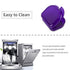 Dental Mouth Guard case Orthodontic Retainer Cases Container with Vent Holes, Denture Holder Clear Aligner Box for Household|Office|Travel - Dark Purple