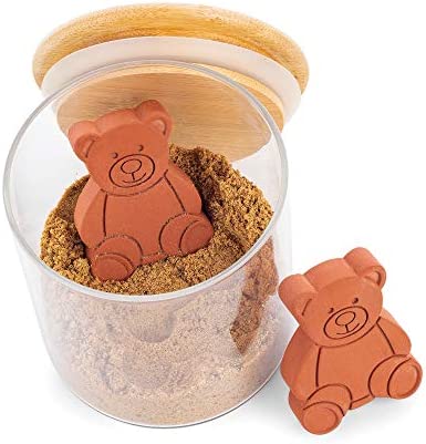 Fox Run Brown Sugar Bear, Set of Two Keeper and Saver, 1 pack