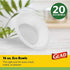 Glad Compostable Paper Bowls | 16 oz Disposable Soup Bowls, 20 Count | Sugarcane Disposable Bowls, Microwavable and Freezer Safe, Leak Resistant Compostable Eco-Friendly Paper Bowls | Glad Paper Bowls