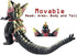 TwCare Space Godzilla Toy Action Figure, 1994 Movie Monster Series SpaceGodzilla Soft Vinyl, Carry Bag