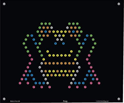 IllumiPeg Zoo Refill templates for Basic Fun Lite Brite Ultimate Classic (10 Sheets, 7x8)