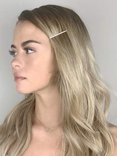 Heliums Gray Extra Long Bobby Pins, 2.5 Inch Straight, Easier Open, Gentle to Medium Hold - 24 Count