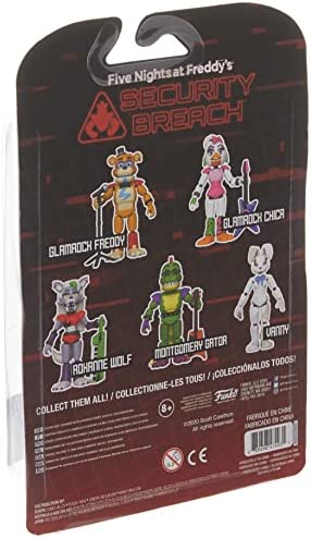 Funko Action Figure: Five Nights at Freddy's, Security Breach - Roxanne Wolf, Multicolour, 5.5 inches