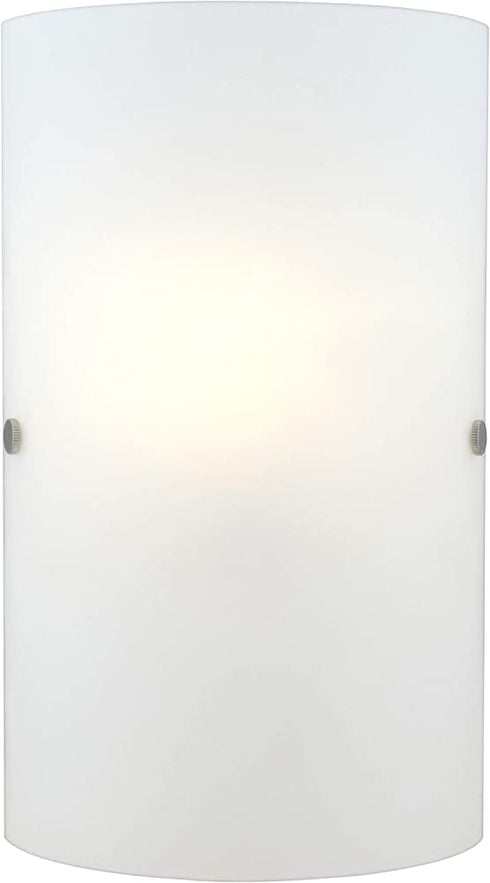 EGLO 20131A Troy Wall Sconce, Matte Nickel, 11.80x7.10x6.25