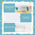 Sheal 100PCS Kids Disposable Face Masks Colorful Geometric Print Pattern Kids Masks