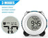 Banne Loud Alarm Clock for Heavy Sleepers with Dual Alarm Night Light Bedside Battery Powered (Black)