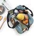 Basset Hound Dog Portable Lunch Bag Woman Waterproof Tote Shoulder Bags Box Small Handbags Purses,Shopping Office/School/Picnic/Travel/Camping
