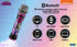 ekids That Girl Lay Lay Bluetooth Karaoke Microphone for Kids, Built-in Music and Flashing Lights, Great Gifts for Girls