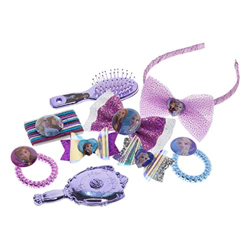 Disney Frozen 2 - Townley Girl Hair Accessories Set for Kids, Perfect for Parties, Ages 3+, 20 Pcs