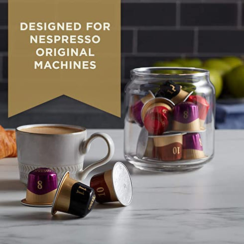 Peet's Coffee, Dark Roast Espresso Pods Compatible with Nespresso Original Machine, Ristretto Intensity 10, 10 Count (1 Box of 10 Espresso Capsules), Coffee Gifts