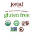 Jovial Shells Gluten-Free Pasta | Whole Grain Brown Rice Shells Pasta | Non-GMO | Lower Carb | Kosher | USDA Certified Organic | Made in Italy | 12 oz