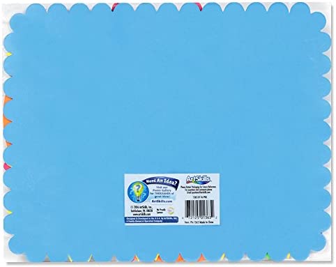ArtSkills 11" x 14" Poster Boards Shapes School Project Supplies, Neon, 5 Pack