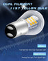Alopee 10V-24V DC Bright 1157 Led Bulb Amber Yellow 1157 Bulb 2357 Led Bulb 2057 Led Bulb 7528 BAY15D 33SMD 2835Chip Replacement for LED Turn Signal Bulb, Blinker Bulbs, Pack of 2