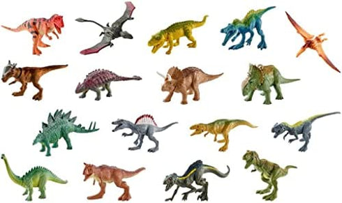 Jurassic World Mini Dinosaur Action Figure with 1 or 2 Movable Joints Iconic to Its Species, Realistic Sculpting & Decoration, Great Collectible Gift Ages 4 Years Old & Up, Styles May Vary