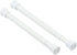 KXLIFE 2 Pack Small Spring Tension Curtain Rod for Window Cupboard Closet (White, 7 to 12 Inch)