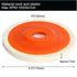7PCS 4.5" x 7/8" Inch Wool Felt Disc Polishing Buffing Wheel Pad