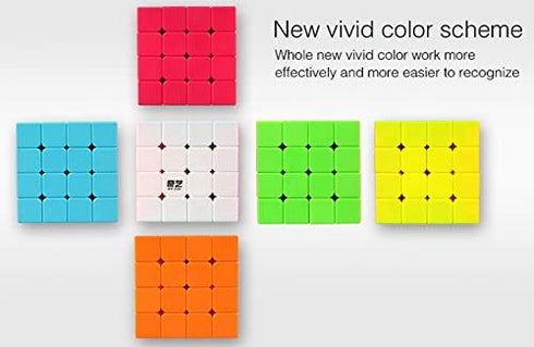 CuberSpeed QY Toys Qiyuan S 4x4 Stickerless Bright Magic Cube QY Toys QiYuan S V2 4x4 MoFangGe MFG Qiyuan S2 Color 4X4X4 Speed Cube